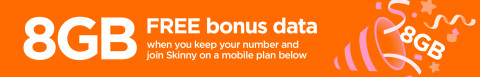 8GB Free Bonus Data